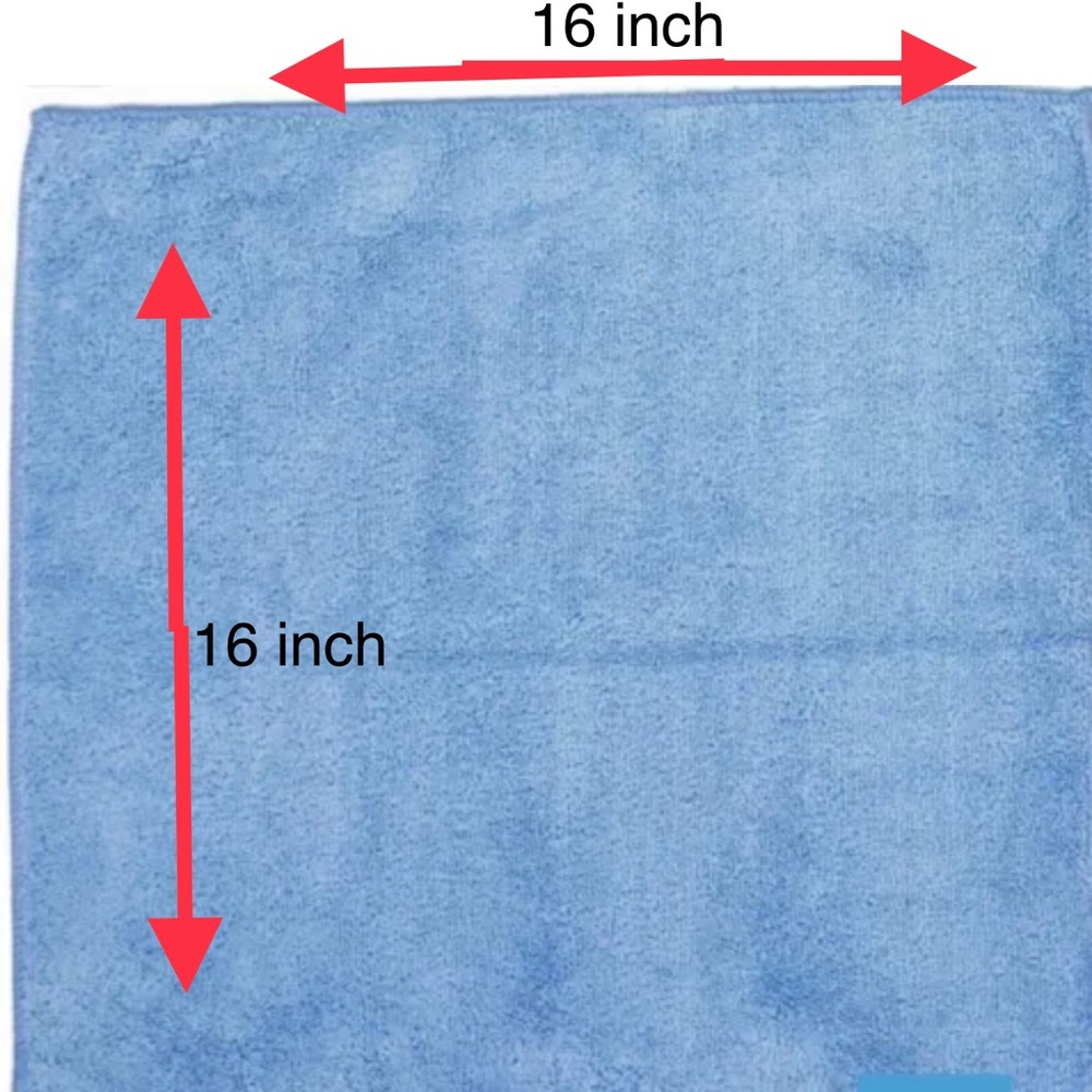 Microfiber  Towel 16x16 Inch 10 Pack - Picture 5 of 5